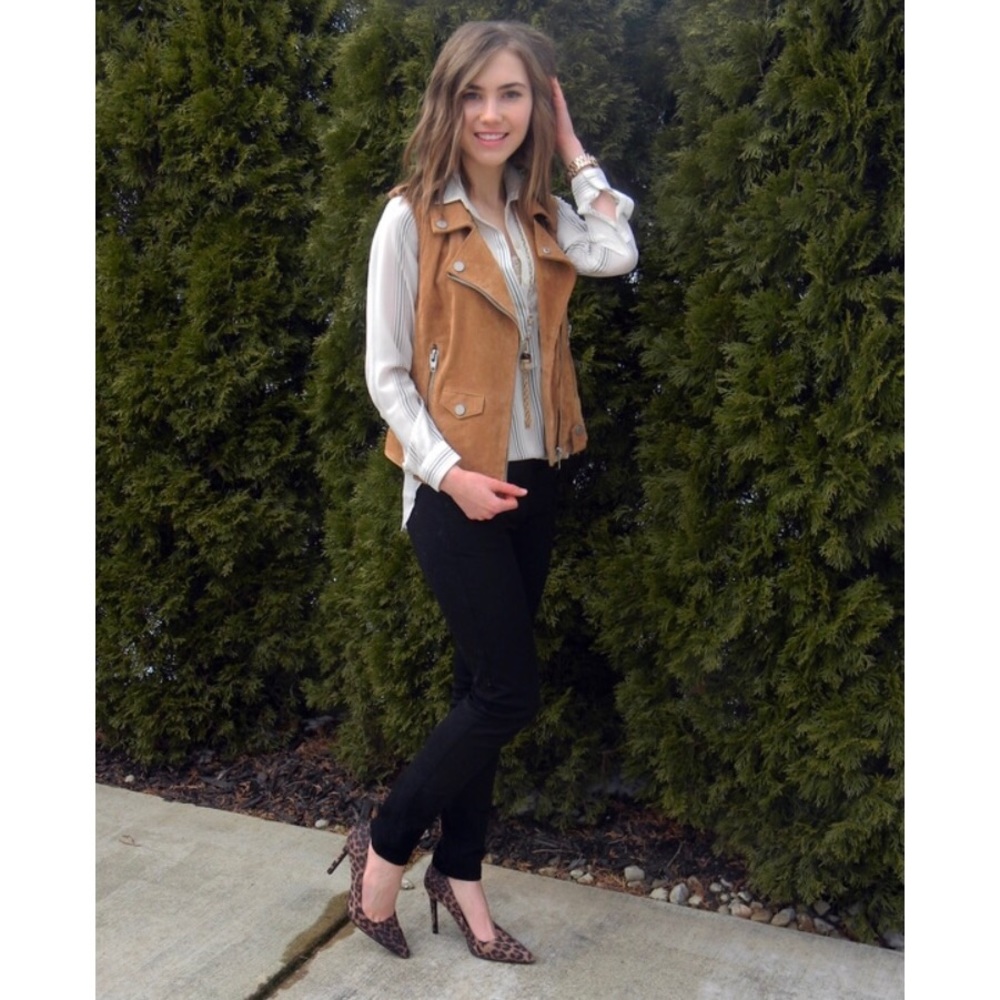 USED ONCE BLANK NYC VEST